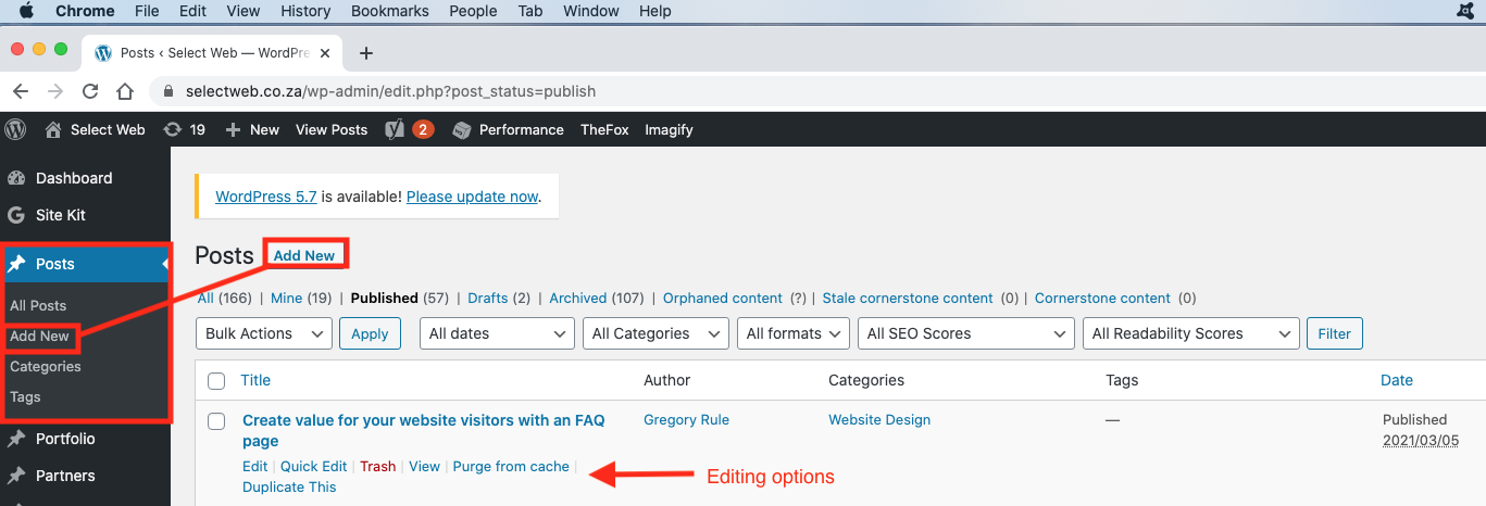 Add a blog post to a WordPress website in 7 easy steps