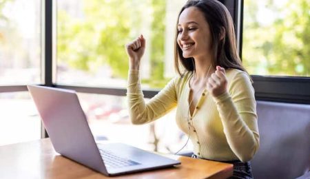 South African small business owner reviewing website performance to improve conversions with help from Select Web.